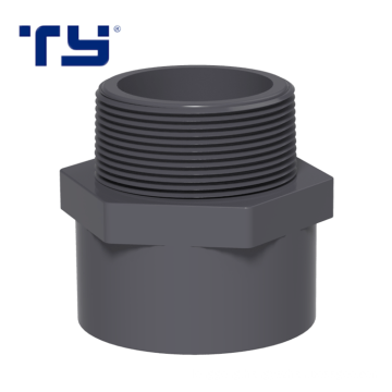 High-pressure plastic male adapter threaded coupling external thread coupling